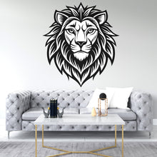 Load image into Gallery viewer, Lion Kings wall decal Animal Wall decor Safari Lion wall art Decal Lion Lover Animals Lion Wall Bathroom Wall Decals Stickers Vinyl 027DE