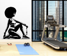 Load image into Gallery viewer, Gym Wall Decal Fitness Wall Art Custom Name Decor Crossfit Wall Decal Crossfit Gifts Home Gym Wall Sticker Motivational Wall Decal 209RS