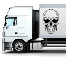 Load image into Gallery viewer, Skull Car wall decal Van Skull decal Car Stickers Van Custom Decal Art Stickers Skull Car Stickers Decal Car Decor 201RS