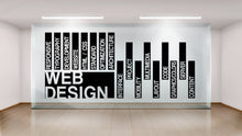 Load image into Gallery viewer, Web Design Wall Decor, Web Design Wall Decal, Web Design Wall Art, Website Wall Vinyl, Office Decoration, Content Planning Stickers 293LU