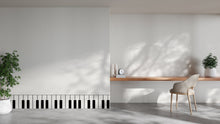 Load image into Gallery viewer, Piano Keys Vinyl Wall Decal Sticker, Music Studio Wall Decor, Piano Wall Border, Piano Keyboard Wall Art, School Music Classroom Decor 318LU
