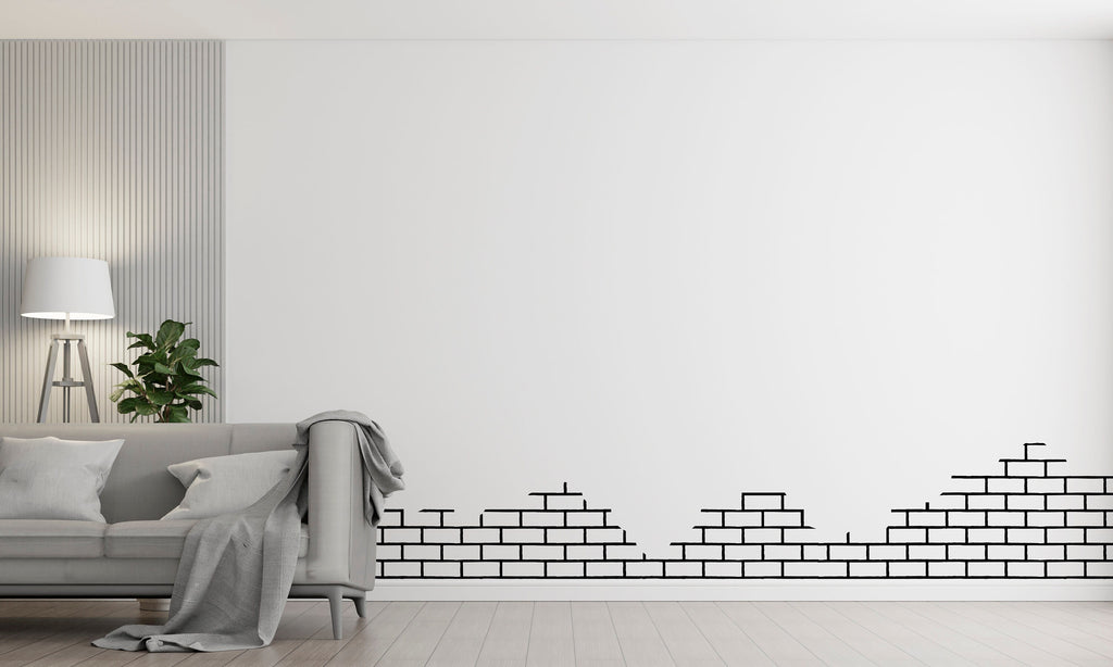 Bricks Wall Decal, Bricks Mural, Bricks Wall Sticker, Brick Wall Decor, Old Brick Wall Decal, Bricks Wall Wallpaper, Wall Decoration 298LU