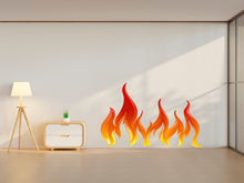 Load image into Gallery viewer, Flames decals Fire Place wall ar Flame Decoration Fire flame wall vinyl decal stickers art design burning murals fire home decoration 300LU