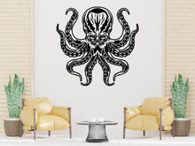 Load image into Gallery viewer, Octopus Wall Decor, Octopus Wall Decals, Tentacles Wall Art, Stickers Bedroom Octopus Wall Vinyl Tentacles Nursery Wall Decals Art 208RS