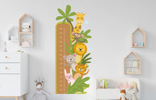Load image into Gallery viewer, Growth Chart Ruler Decal, DIY Vinyl Kids Growth Chart Ruler Decal for Boys and Girls, Height Measurement Ruler for Wall Nursery Decor 325LU