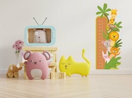 Growth Chart Ruler Decal, DIY Vinyl Kids Growth Chart Ruler Decal for Boys and Girls, Height Measurement Ruler for Wall Nursery Decor 325LU