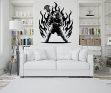 Load image into Gallery viewer, Lacrosse Player wall decal Sport Wall Decal Kids Decal Personalized Lacrosse wall Vinyl Wall Sticker Boy Room Nursery Kids Gifts 251RS