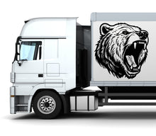 Load image into Gallery viewer, Angry Bear Truck Vinyl Graphics, Truck Side Wrap, Carbon Fiber Car Sticker, Monster Car sticker, Truck Decal, 3D Car Decal, Car Decal 221RS