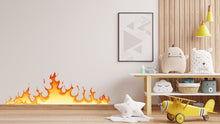 Load image into Gallery viewer, Flames decals Fire Place wall art Flame Decoration Fire flame wall vinyl decal stickers art design burning murals fire home decoration 334LU