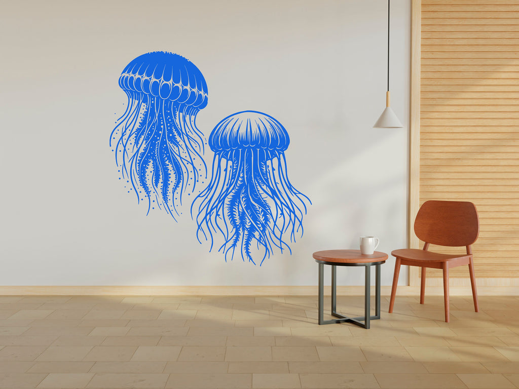 Jellyfish Wall Decal, Jellyfish Wall Art Modern Wall Stickers, Jellyfish Bathroom Decor, Jellyfish Room Wall Art Jellyfish Home Decor 228RS