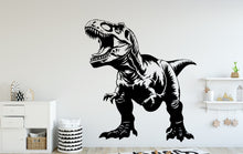 Load image into Gallery viewer, Dinosaur wall decor Custom T-rex art decal Dinosaur Personalized Room Gifts Bedroom Nursery kids room Wall Art Decals Kids Stickers 023DE