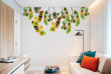 Load image into Gallery viewer, Hanging Leaves And Branches, Eucalyptus Leaves wall decor, Green Leaf Wall Mural, Greenery Wall Sticker, Living Room mural wall decor 338LU