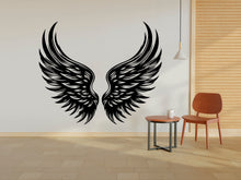 Load image into Gallery viewer, Angel Wings wall decal Wings Mid Century Modern Boho Angel Wings Decal Stickers Nursery Decor Kids Room Wall Art Home Decor 257RS