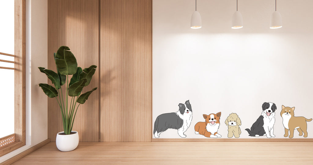 Dog wall decals, Grooming wall decor, Vetirinary decals, Pet lover gift, Pet shop dog house wall vinyl decal, Pet wall vinyl decal 339LU