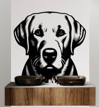 Load image into Gallery viewer, Labrador Retriever Dog wall decal Dog decor Dog kids Dog wall art Decal Dog Lover Animals Dog Wall Bathroom Wall Decals Stickers Vinyl 049DE