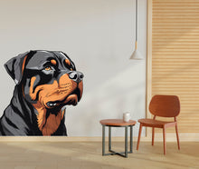 Load image into Gallery viewer, Dog wall decal, Rottweiler, Dog decor Dog wall art Decal Dog Lover Animals anime decal Dog Bathroom Wall Decals Stickers Vinyl 346LU
