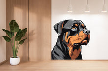 Load image into Gallery viewer, Dog wall decal, Rottweiler, Dog decor Dog wall art Decal Dog Lover Animals anime decal Dog Bathroom Wall Decals Stickers Vinyl 346LU