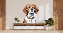 Load image into Gallery viewer, Dog wall decal, Beagle, Dog decor Dog wall art Decal Dog Lover Animals anime decal Dog Bathroom Wall Decals Stickers Vinyl 347LU