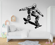 Load image into Gallery viewer, Wall Decal Skateboarder Skate Wall Art Stickers Skateboard Decals Skateboard Wall Stickers Kids Room Removable Home Decor Skate style 261RS
