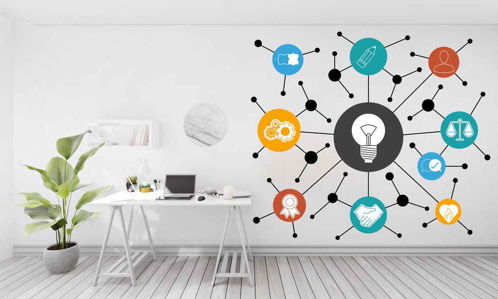 Core Value Wall Decal, Business Office Wall Decal, Marketing Office Wall Decor, Success Office Decals, Office Wall Art, Office Art 265RS