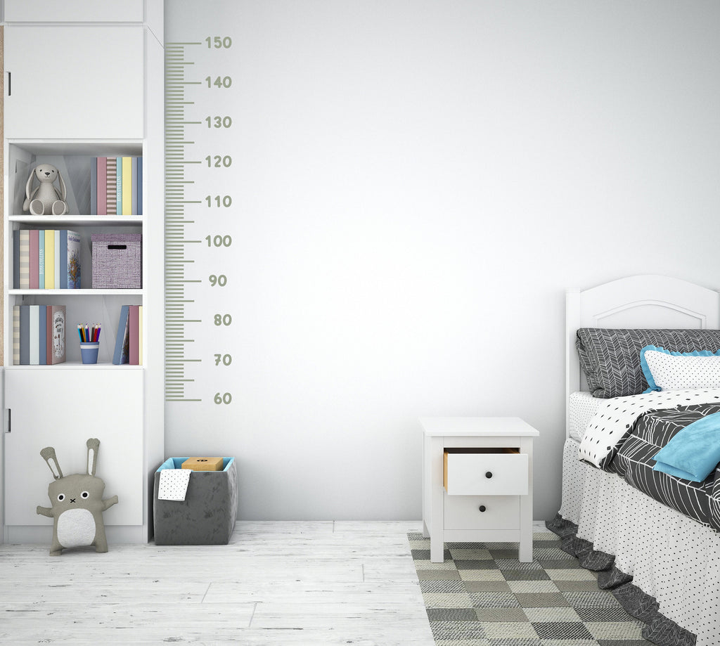 Growth Chart Ruler Decal, DIY Vinyl Kids Growth Chart Ruler Decal for Boys and Girls, Vinyl Markers for Kids Growth Chart Ruler 323LU
