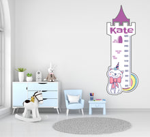 Load image into Gallery viewer, Growth Chart Ruler Decal, DIY Vinyl Kids Growth Chart Ruler Decal for Boys and Girls, Height Measurement Ruler for Wall Nursery Decor 324LU