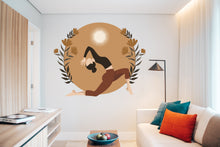 Load image into Gallery viewer, Yoga Wall Decal, Yoga Wall Sticker, Yoga Wall Art, Yoga Wall Decor, Yoga Studio Wall Decal, Gym Wall Sticker Wall Art Meditation Decal 327LU