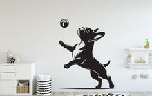 Load image into Gallery viewer, French Bulldog Playing with Ball Dog wall decal Dog decor Dog wall art Decal Dog Lover Dog Wall Bathroom Wall Decals Stickers Vinyl 041DE