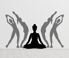 Load image into Gallery viewer, Yoga Wall Decal, Yoga Wall Sticker, Yoga Wall Art, Yoga Wall Decor, Yoga Studio Wall Decal, Gym Wall Sticker Wall Art Meditation Decal 329LU