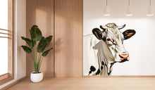 Load image into Gallery viewer, Cow wall decals, Cow wall sticker, Cow stall Decor, Farm wall art Decal Farm Cow Lover Animals Wall Decal Wall Bathroom Wall Decals 370LU