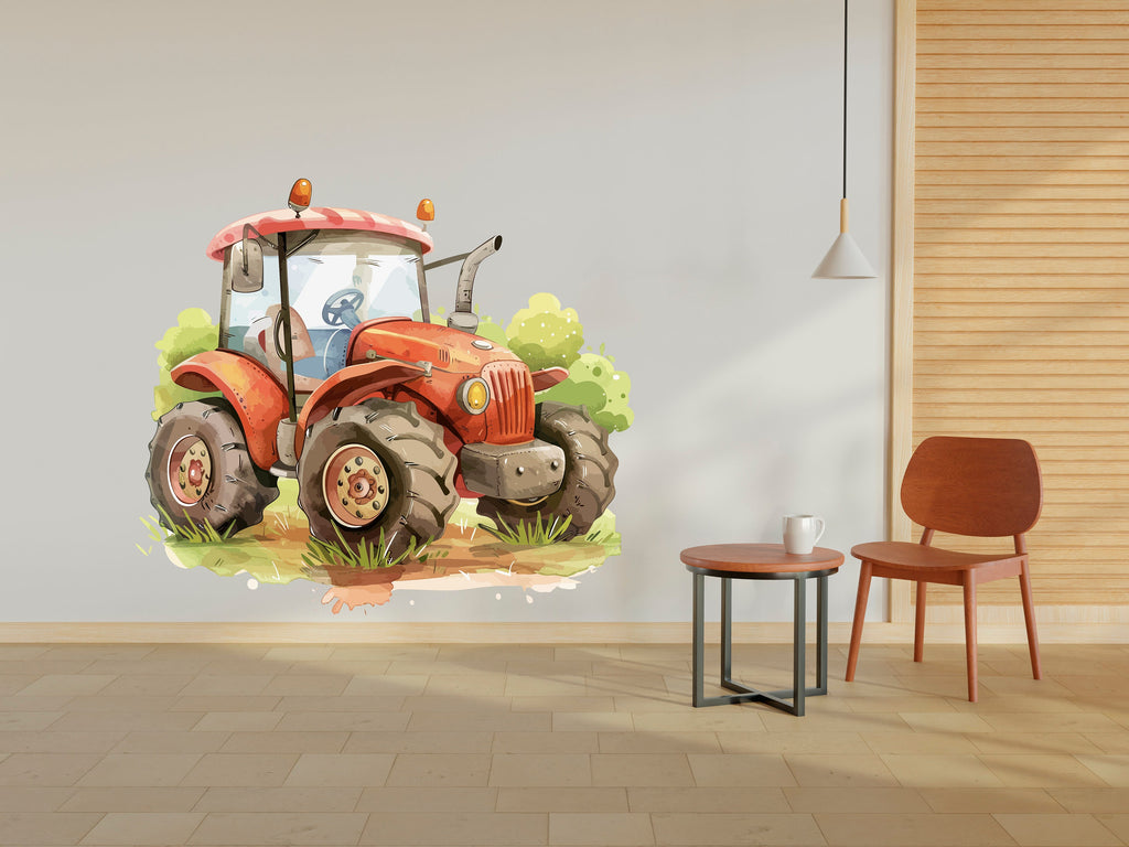 Tractor Wall Decal Farm Wall Decor Tractor Farm wall Decal Farmer Gift Wall Decal Decal Vinyl Wall Sticker Room 269RS