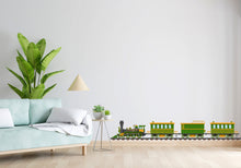 Load image into Gallery viewer, Train Wall Decal Train Wall Sticker Train Art Train Wall Vinyl Wall Decal Train Room Gifts Vinyl Wall Art Stickers, Kids room decor 371LU