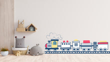 Load image into Gallery viewer, Train Wall Decal Train Wall Sticker Train Art Train Wall Vinyl Wall Decal Train Room Gifts Vinyl Wall Art Stickers, Kids room decor 372LU