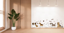Load image into Gallery viewer, Dog wall decals, Grooming wall decor, Vetirinary decals, Pet lover gift, Pet shop dog house wall vinyl decal, Pet wall vinyl decal 339LU
