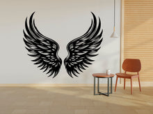 Load image into Gallery viewer, Angel Wings wall decal Wings Mid Century Modern Boho Angel Wings Decal Stickers Nursery Decor Kids Room Wall Art Home Decor 256RS