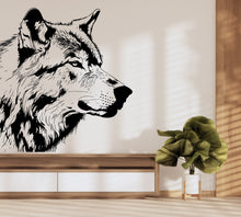 Load image into Gallery viewer, Wolf Wall Decal, Wolf Wall Art, Wolf Room Wall Decor Wolf Room Wall Sticker Wolf Wall Decor Animals Stickers 380LU