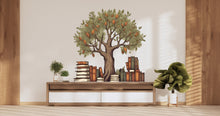 Load image into Gallery viewer, Library Tree Wall Art Decal, Library Wall Decal, Education Decals, Kids Room, Reading room, Nurseries, School, Kids Gifts, Dorm Room 354LU