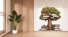 Load image into Gallery viewer, Library Tree Wall Art Decal, Library Wall Decal, Education Decals, Kids Room, Reading room, Nurseries, School, Kids Gifts, Dorm Room 355LU