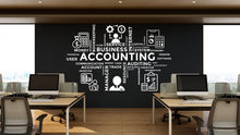 Load image into Gallery viewer, Accounting Wall Decor Office Wall Decal Idea Teamwork Business Worker Inspire Office Decoration Motivation Stickers Mural Unique Gift 054RS