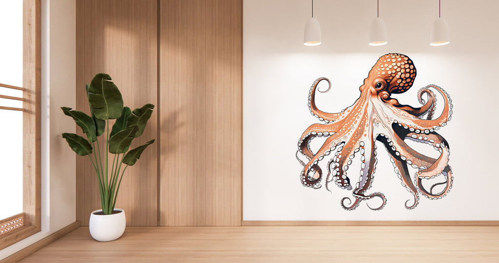 Octopus Wall Decor, Octopus Wall Decals, Tentacles Wall Art, Stickers Bedroom Octopus Car Wall Vinyl Tentacles Nursery Wall Decals Art 386LU