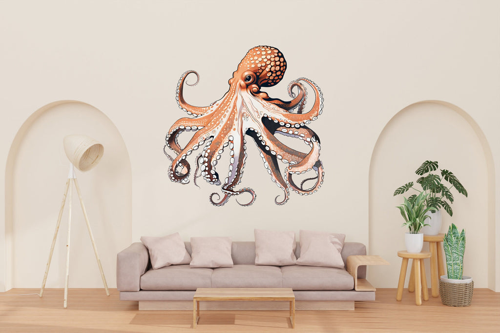 Octopus Wall Decor, Octopus Wall Decals, Tentacles Wall Art, Stickers Bedroom Octopus Car Wall Vinyl Tentacles Nursery Wall Decals Art 386LU