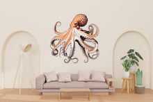 Load image into Gallery viewer, Octopus Wall Decor, Octopus Wall Decals, Tentacles Wall Art, Stickers Bedroom Octopus Car Wall Vinyl Tentacles Nursery Wall Decals Art 386LU