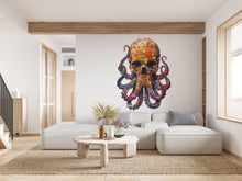 Load image into Gallery viewer, Octopus Skull wall decal Skull Tentacles decal Car Stickers Van Custom Decal Art Stickers Skull Car Stickers Decal Car Decor 288RS