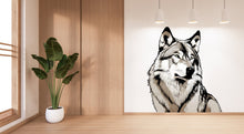Load image into Gallery viewer, Wolf Wall Decal, Wolf Realistic Wall Art, Wolf Head Wall Decor Wolf Wall Sticker Wolf Animal Gift Wall Decor 369LU