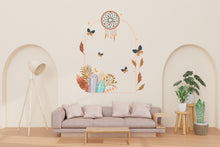 Load image into Gallery viewer, Boho Wall Decal, Bed Arch Sticker, Hedboard Wall Decal, Arch Wall Decal, Arch Wall Decal Sticker, Wall Decal, Living room decor 374LU