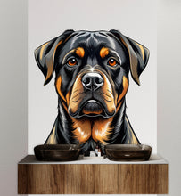 Load image into Gallery viewer, Dog wall decal Dog Mom decor Dog kids Dog wall art Decal Dog Lover Animals Dog Mom Wall Bathroom Wall Decals Stickers Vinyl 060DE