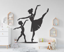 Load image into Gallery viewer, Ballerina Mom Son Dancing Decor, Ballerina Wall Decal, Ballerina Wall Art, Ballerina Dance Wall Sticker, Vinyl 324RS