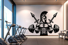 Load image into Gallery viewer, Spartan Gym Wall Decor Ancient Fitness Wall Art Skull Gym Wall Decals Spartan Wall Decal Crossfit Gifts Home Gym Wall Sticker Gym 292RS