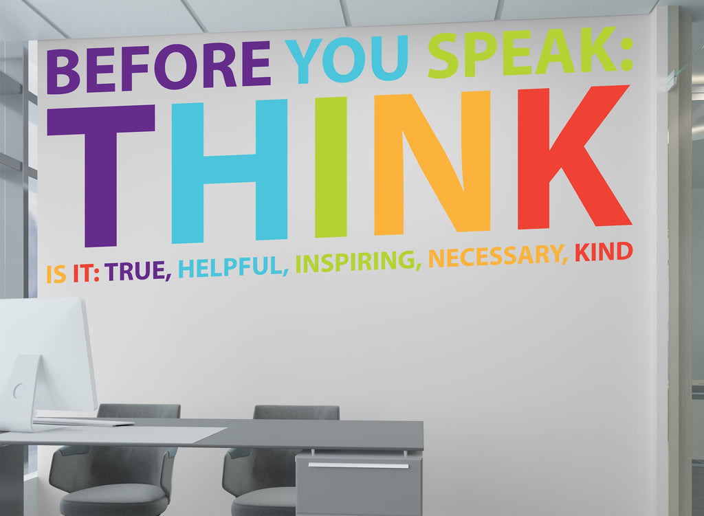 Office Wall Decal, Think Big Business Office Wall Decal Marketing Office Wall Decor Success Office Decals, Office Wall Art, Office Art 296RS