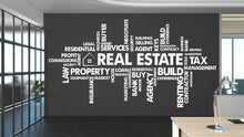 Load image into Gallery viewer, Real Estate Wall Decor Office Wall Decal Relator Business Worker Real Estate Office Decoration Motivation Stickers Mural Unique Gift 335RS